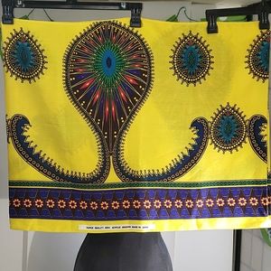 Vibrant Colors Scarf / Decor Accent Made In Japan One Size